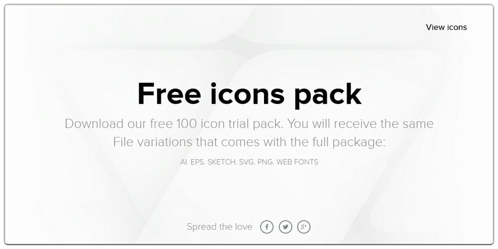 Free Icons Pack