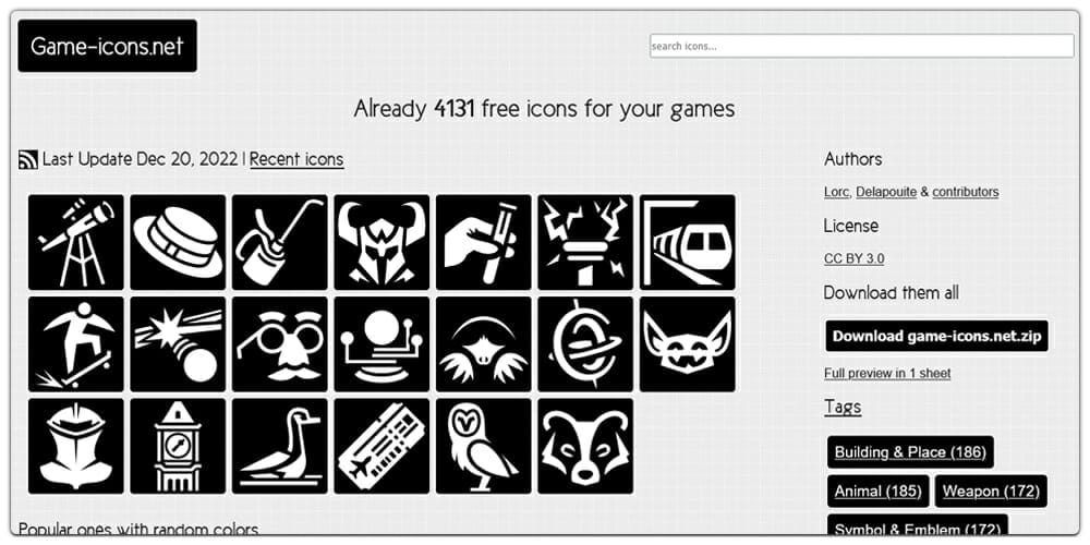 Game Icons