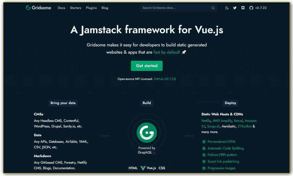 15+ Top Static Site Generators for 2025 6 Gridsome
