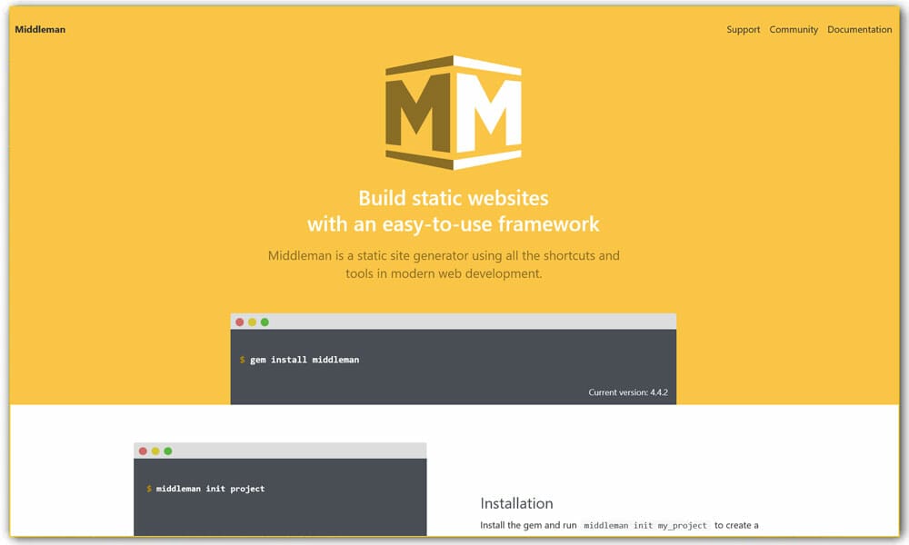 15+ Top Static Site Generators for 2025 12 Middleman