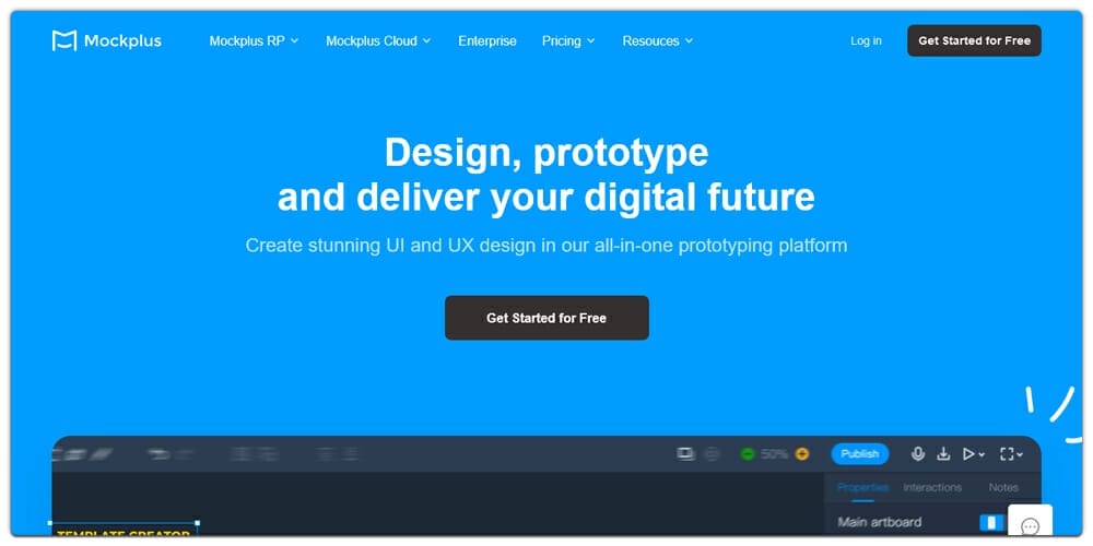 Best Interaction Design Tools 15 Mockplus