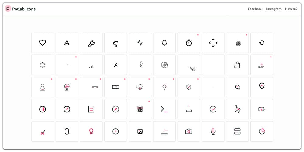 Potlab Icons