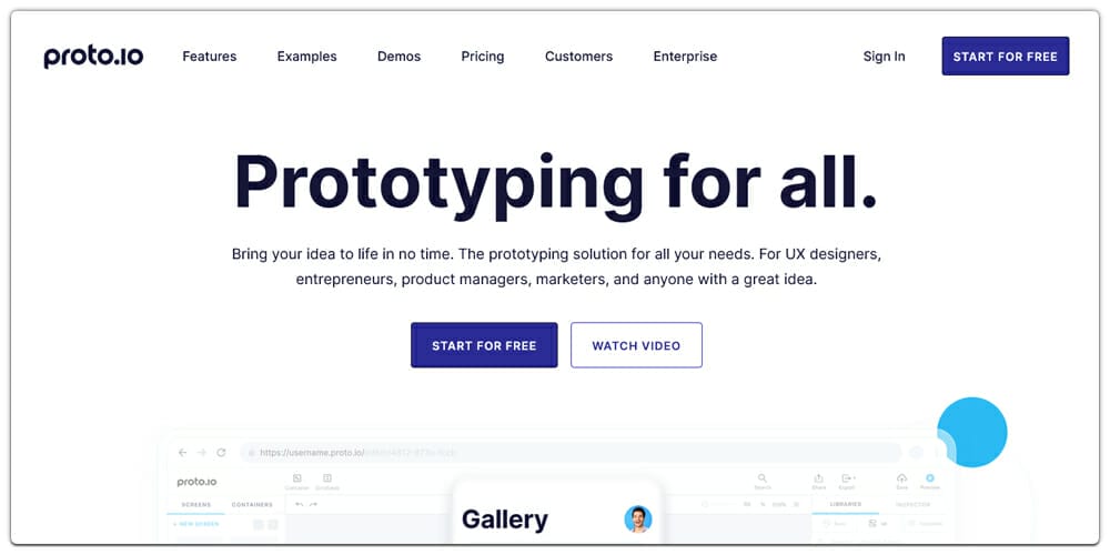 Best Interaction Design Tools 8 Proto io