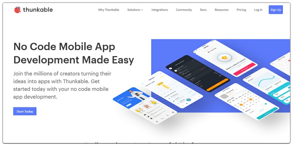 Drag & Drop Programming Tools 3 Thunkable