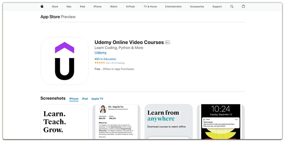 Best Apps to Learn UI/UX Design 4 Udemy