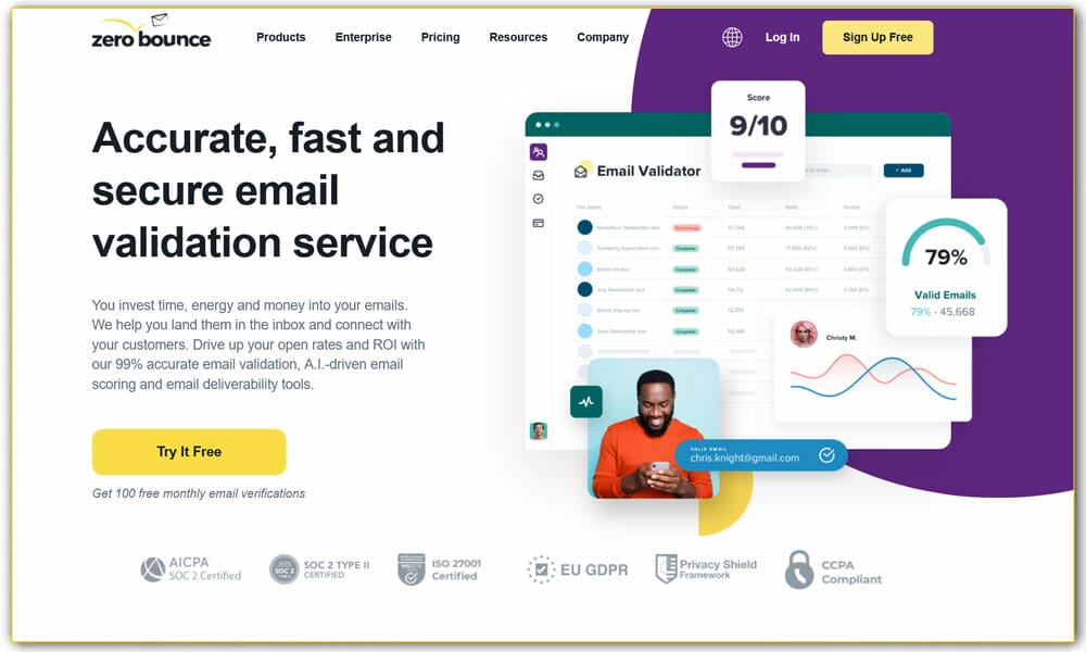 15+ Best Email Verification Services 2023 1 ZeroBounce
