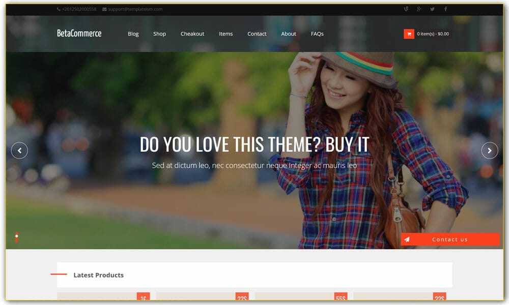 BetaCommerce Responsive Blogger Template