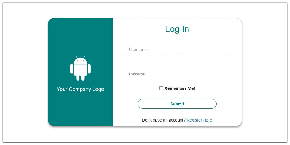 Bootstrap Login Page