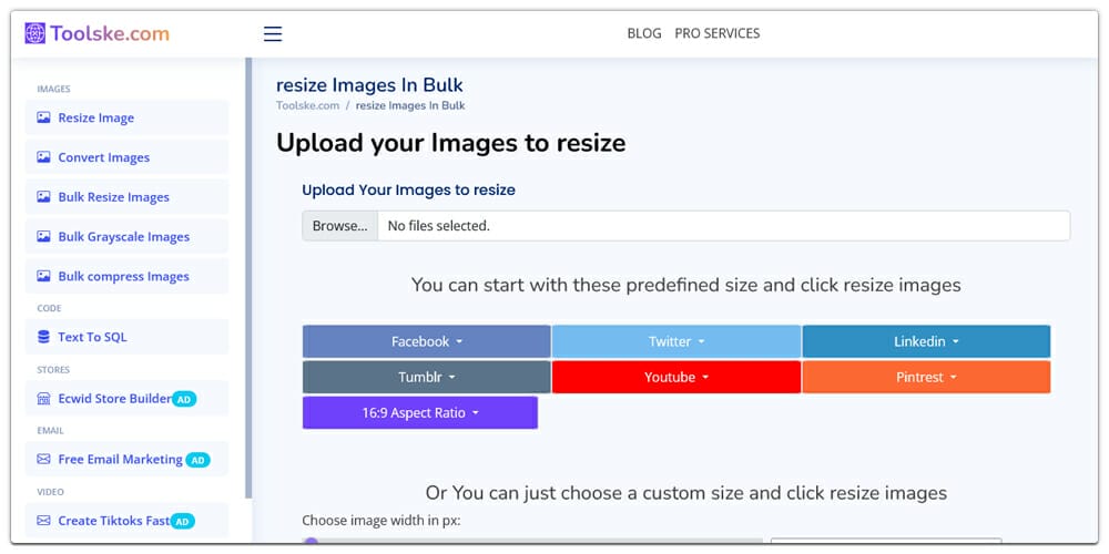 Bulk Image Resizer