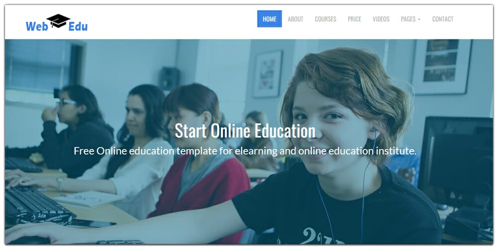 Free Education HTML Website Templates 3 Educational Responsive Web Template