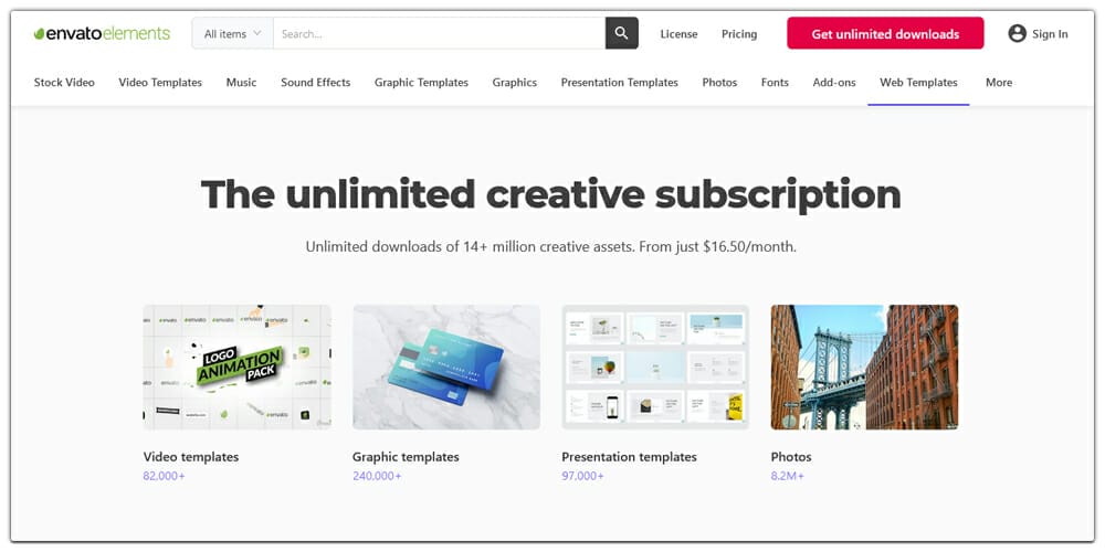 Best Sites to find Great Design Deals 17 Envato Elements