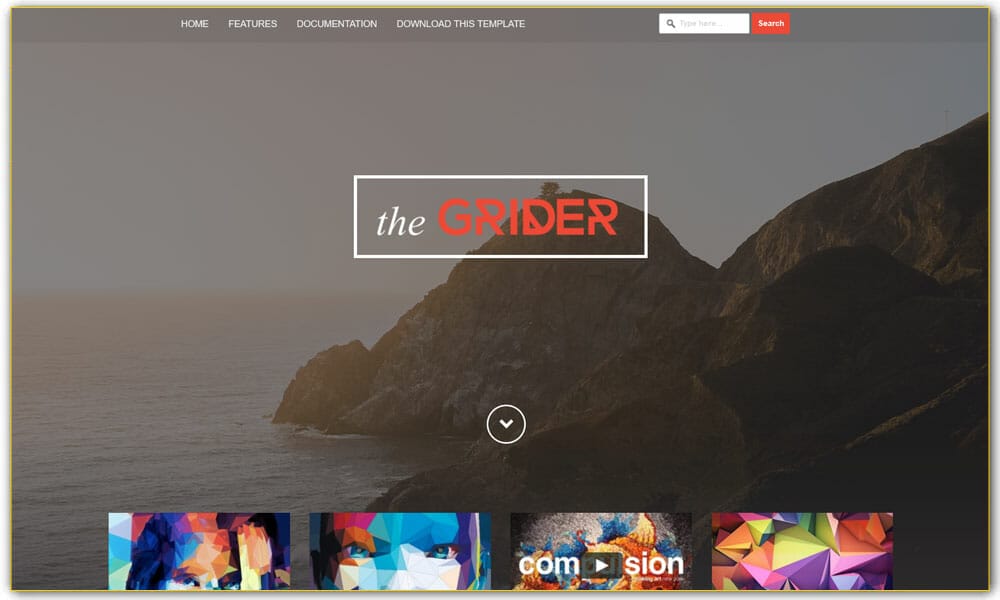 Grider Responsive Blogger Template