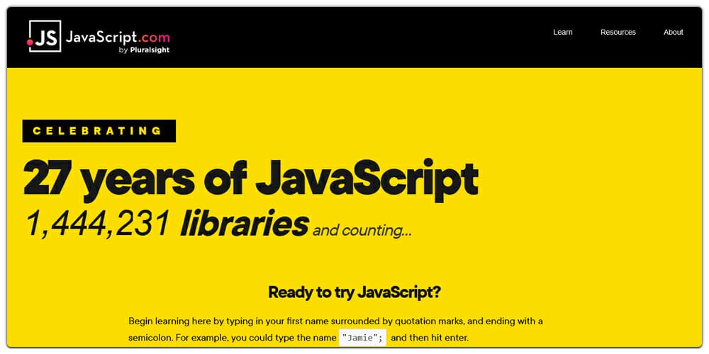 Best Places to Learn Web Development 70 Javascript