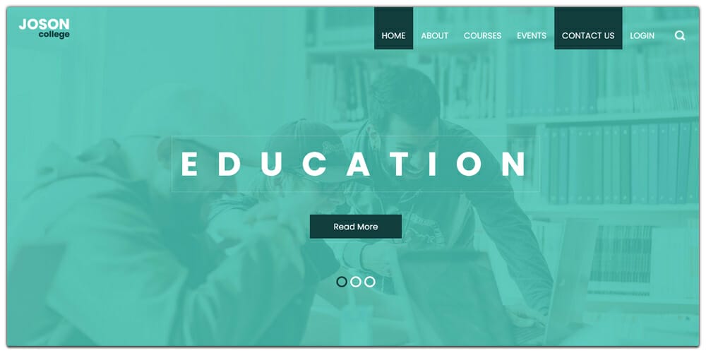 Free Education HTML Website Templates 21 Joson