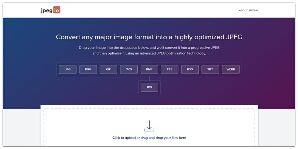 The Best Image Optimization Tools 35 Jpeg io