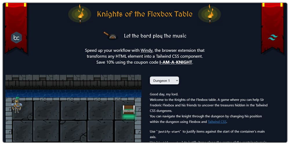 Best Places to Learn Web Development 100 Knights of the Flexbox Table