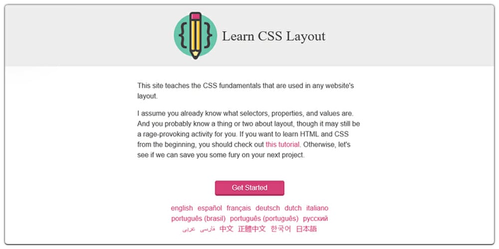 Learn CSS Layout