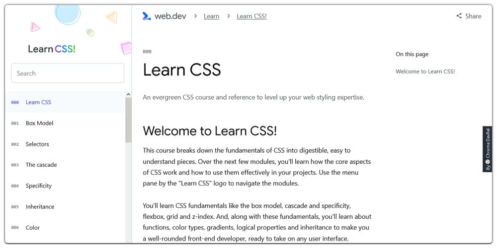 Learn CSS