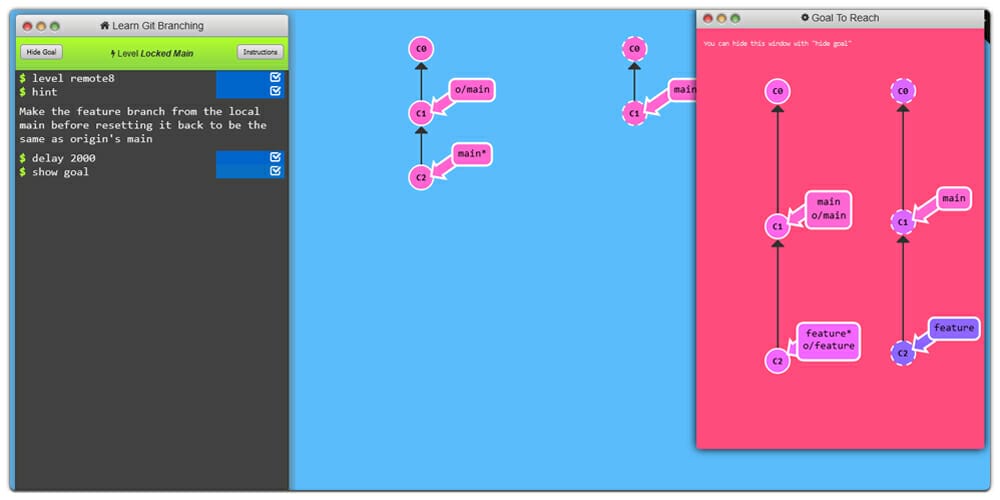 Best Places to Learn Web Development 95 Learn Git Branching