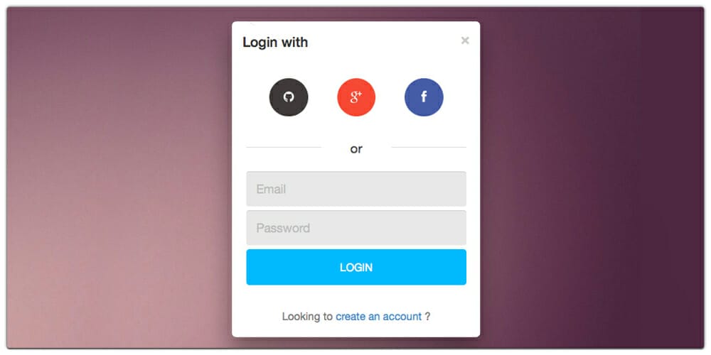 Login and Register Modal