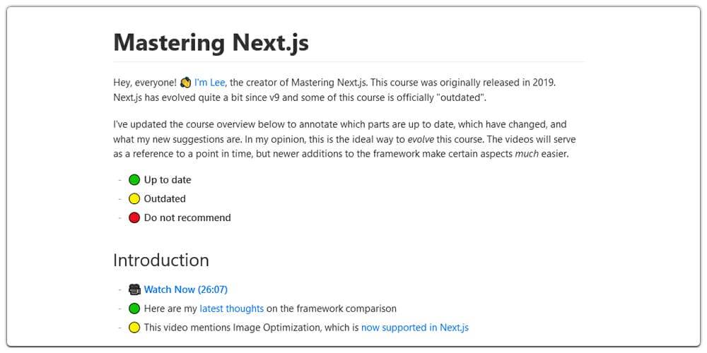 Mastering Next.js