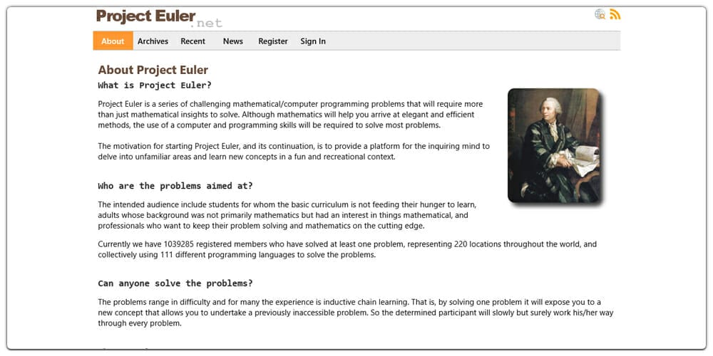 Best Places to Learn Web Development 90 Project Euler