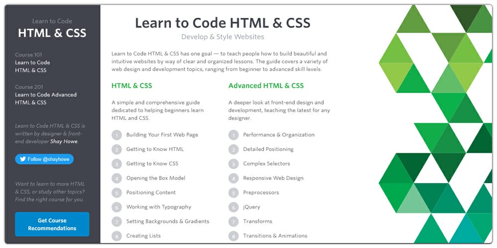 Best Places to Learn Web Development 66 Shayhowe