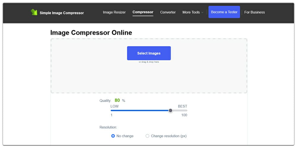 Simple Image Compressor