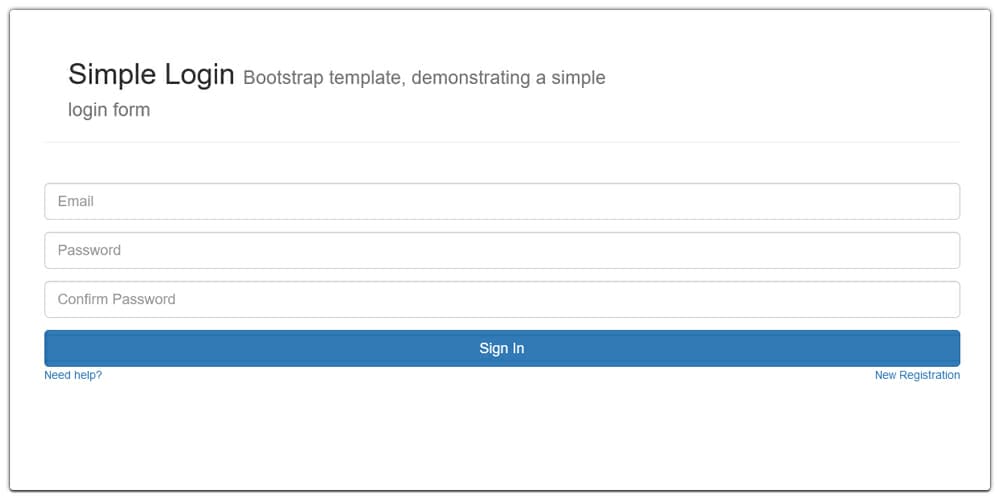 Simple Login