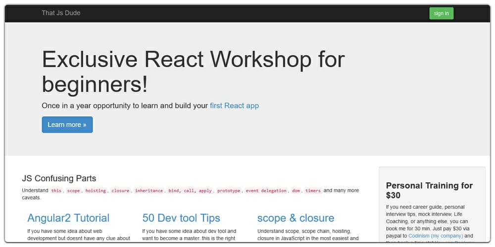 Best Places to Learn Web Development 69 That JS Dude