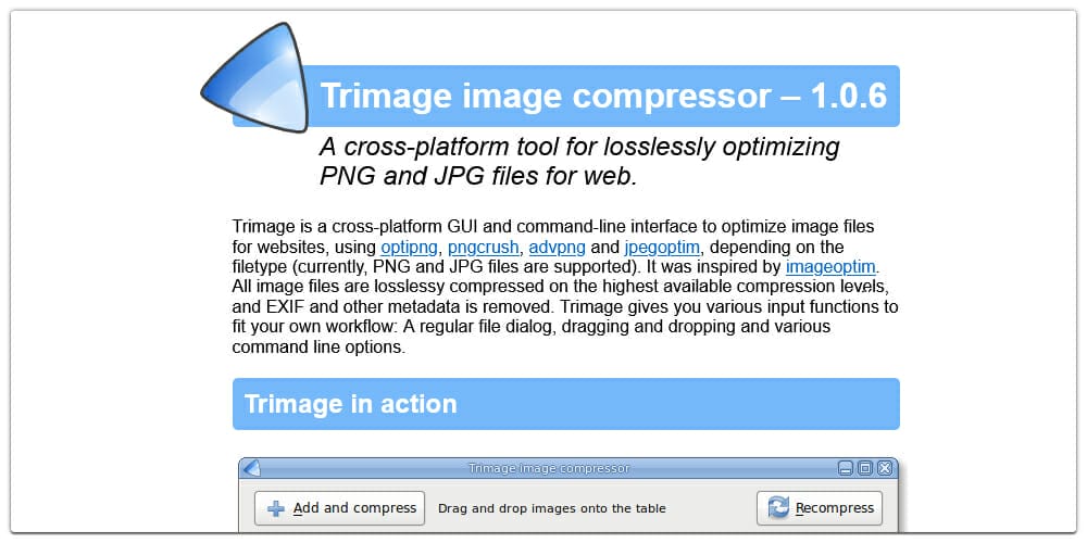 The Best Image Optimization Tools 77 Trimage