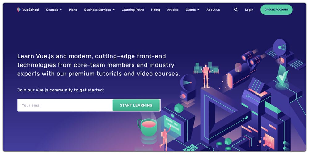Best Places to Learn Web Development 11 Vueschool