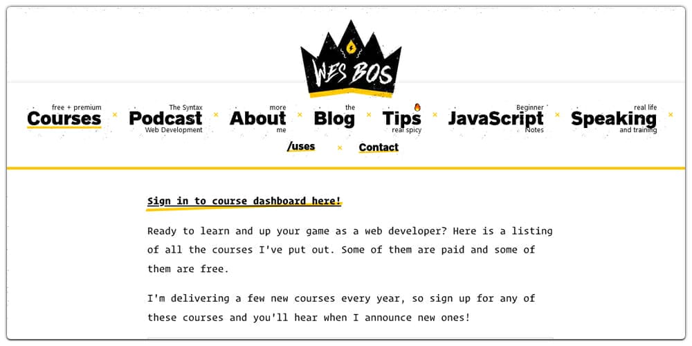 Best Places to Learn Web Development 38 Wesbos