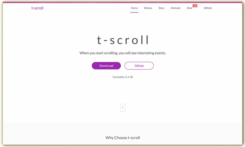 tScroll