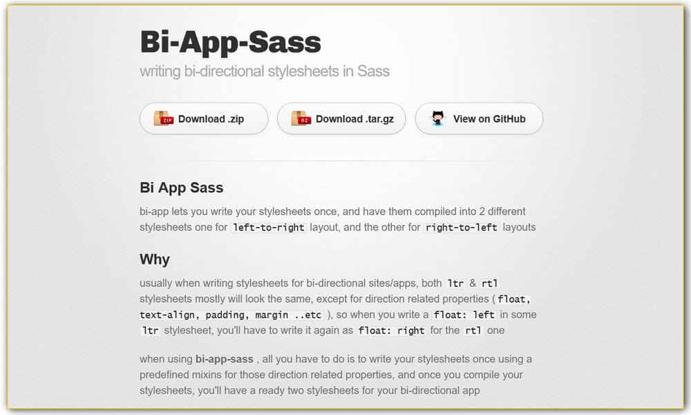 Bi App Sass