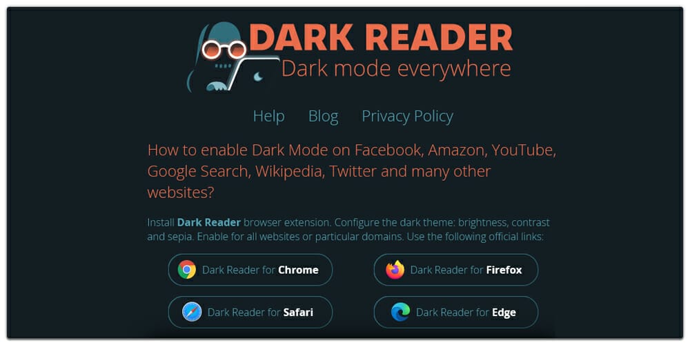 Best Chrome Extensions for Designers 3 Dark Reader