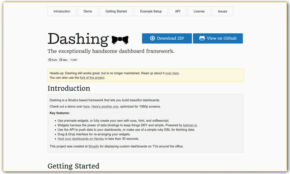 20+ Best Dashboard Frameworks 9 Dashing