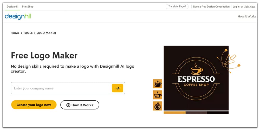 Best Logo Makers(Online & Offline) 23 Designhill Logo Maker