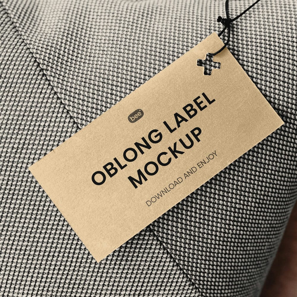 Free Eco Label On Pillow Mockup PSD 1 Free Eco Label On Pillow Mockup PSD