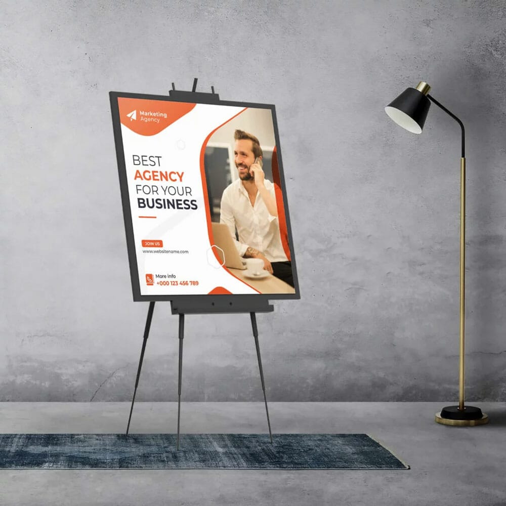 Free Flipchart Mockup PSD Template 1 Free Flipchart Mockup PSD Template