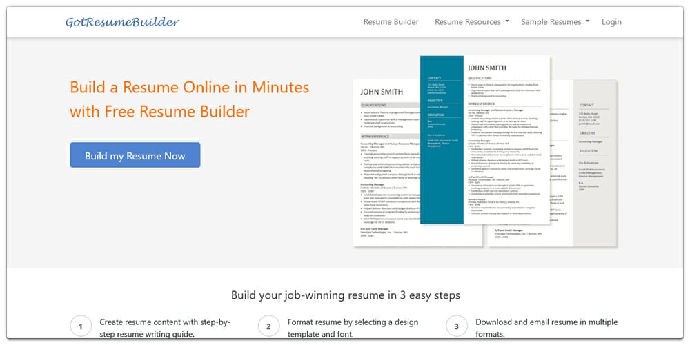 Got Resume Builder