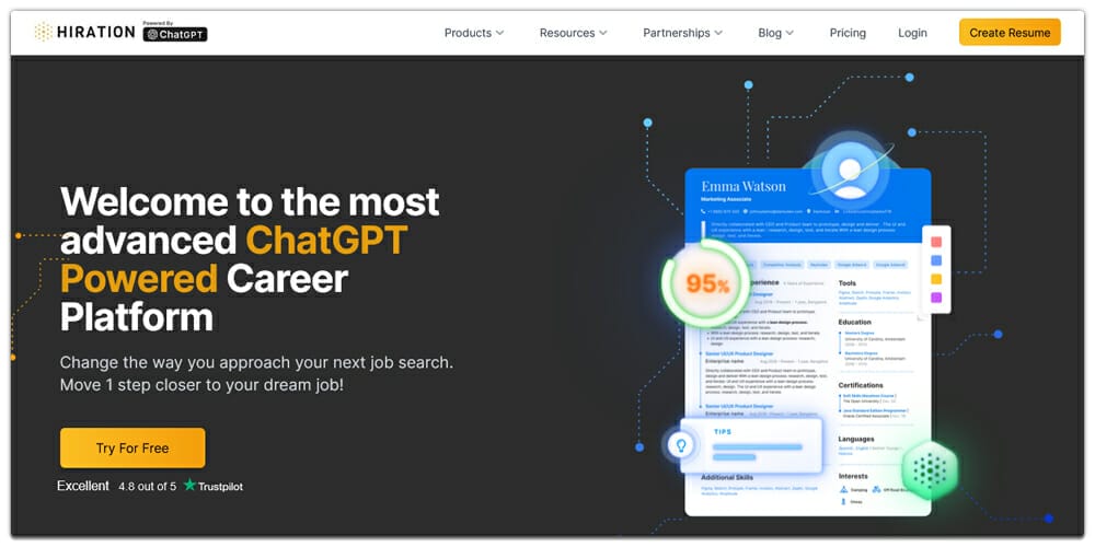 Best Online Resume Builders (Free & Premium) 48 Hiration