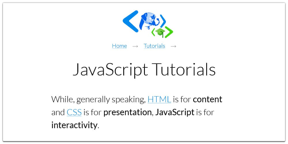 JavaScript Tutorials 