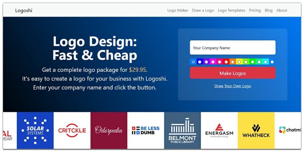Best Logo Makers(Online & Offline) 22 Logoshi Free Logo Maker