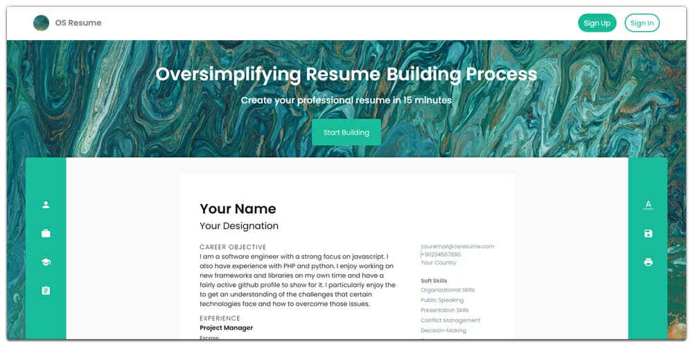 Best Online Resume Builders (Free & Premium) 39 OS Resume
