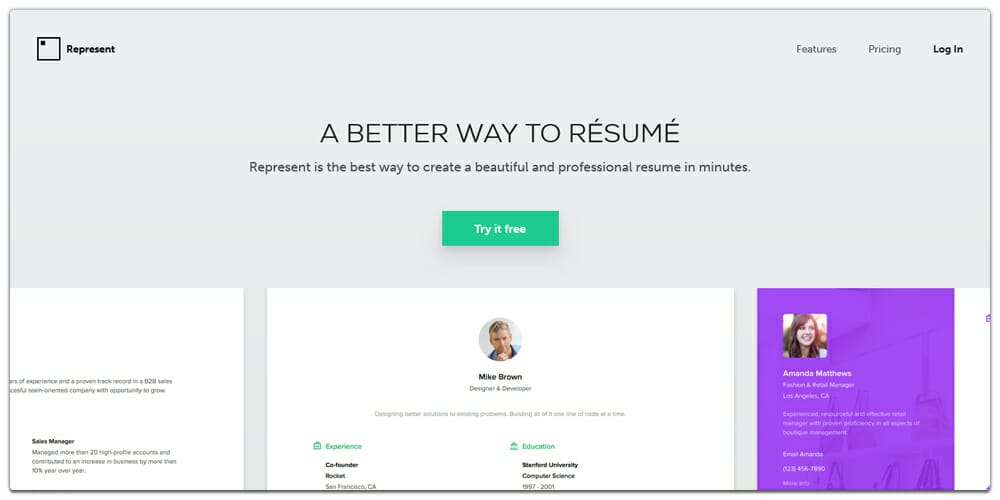 Best Online Resume Builders (Free & Premium) 52 Represent