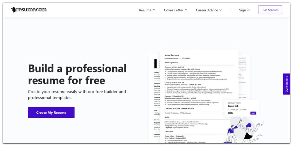 Best Online Resume Builders (Free & Premium) 40 Resume Builder