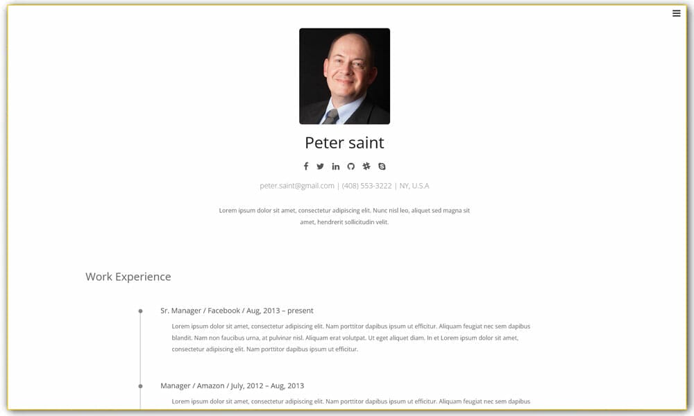 10+ Best Free Resume WordPress Themes 2023 12 Resumee