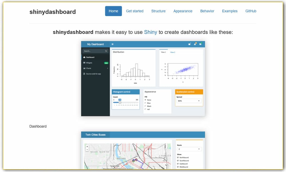 20+ Best Dashboard Frameworks 22 Shiny Dashboard