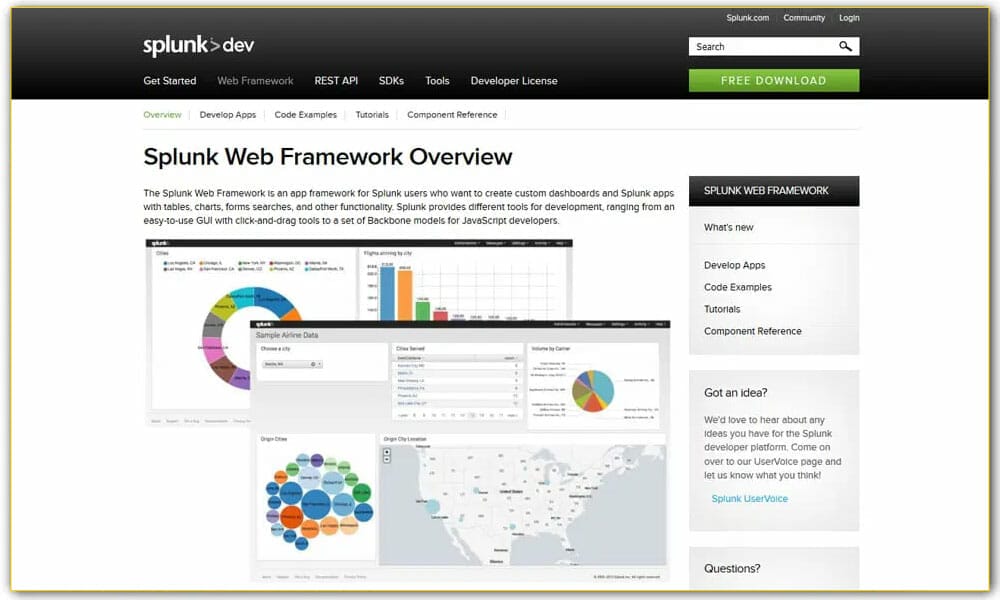 Splunk Web Framework